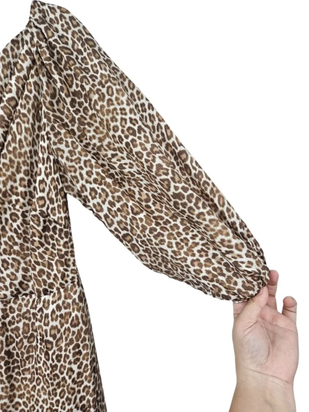 J. Crew One Shoulder Ruffle Hem Maxi Dress In Leopard Women's Size 2 NEW Preppy